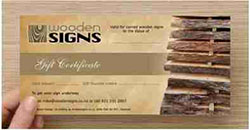 Gift Certificate example